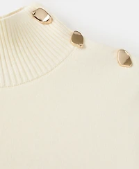 Mango Women's Jewel Buttons Knitted Sweater