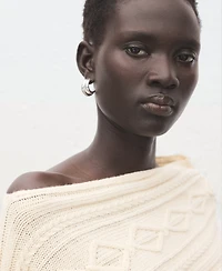 Mango Women's Braided Wool-Blend Sweater