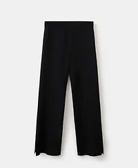 Mango Women's Side Slit Knit Pants