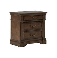 Draft - Liberty Furniture Arden Road Bedroom Nightstand w/ Charging Station Ac Usb-a Usb-c