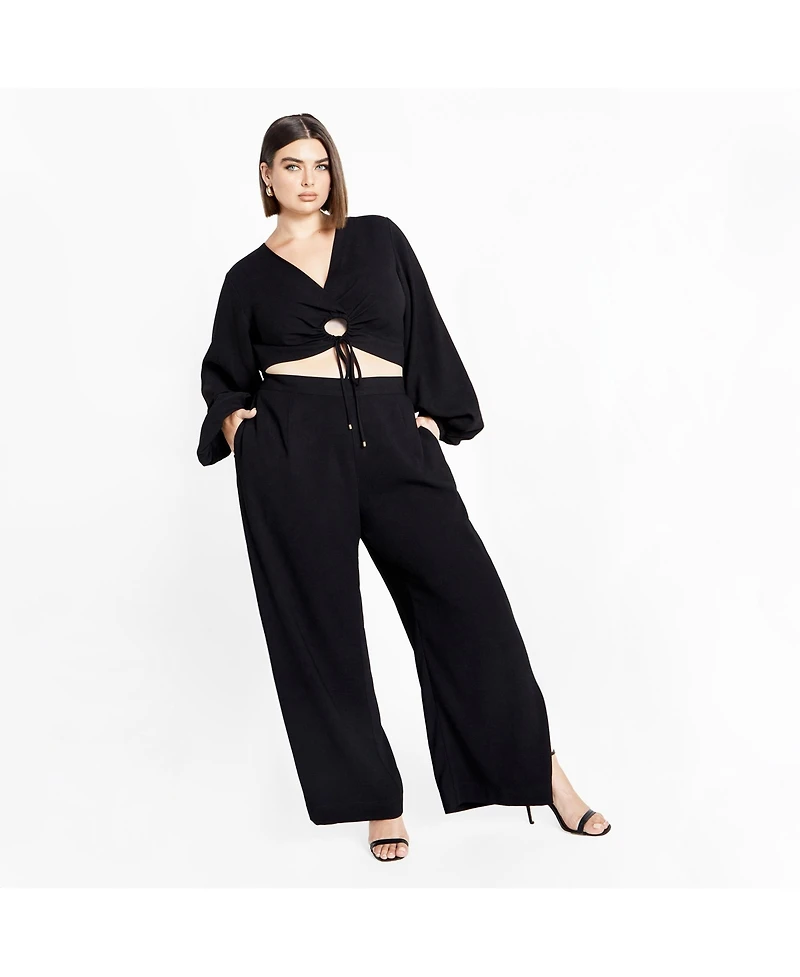 City Chic Women's Plus Fiesta Top