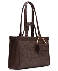Anne Klein Double Handle Bonded Printed Tote Bag