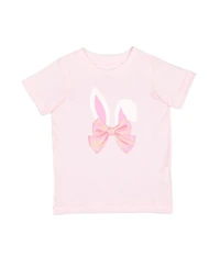 Sweet Wink Toddler Girls Bunny Bow Easter Short Sleeve T-Shirt
