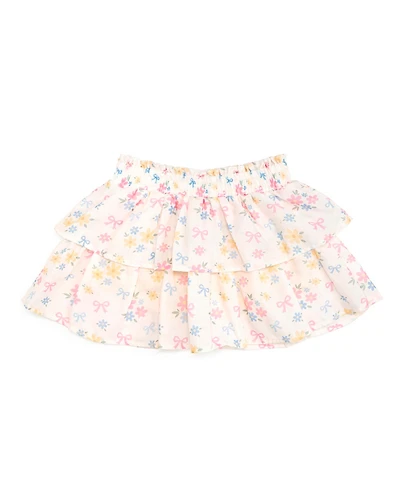 Sweet Wink Big Girls Sweet Floral Skort