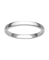 Women's Ring, 2mm Platinum Wedding Band