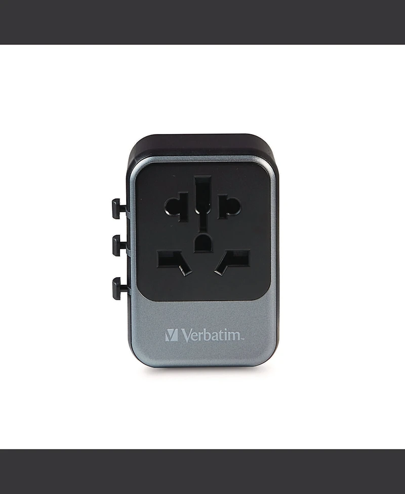 Verbatim 32122 Uta-07 3-usb-a/3-usb-c Universal Travel Adapter