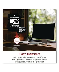 Verbatim 44083 32GB Premium microSDHC Memory Card with Adapter