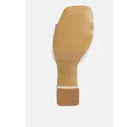 naflah rhinestone embellished slip on sandals