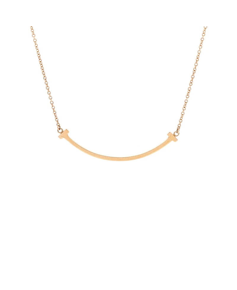 Pre-Owned Tiffany & Co T Smile Pendant Necklace