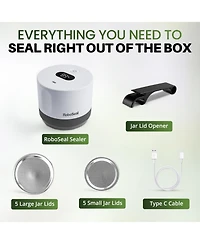 Roboseal Rechargeable Mason Jar Vacuum Sealer