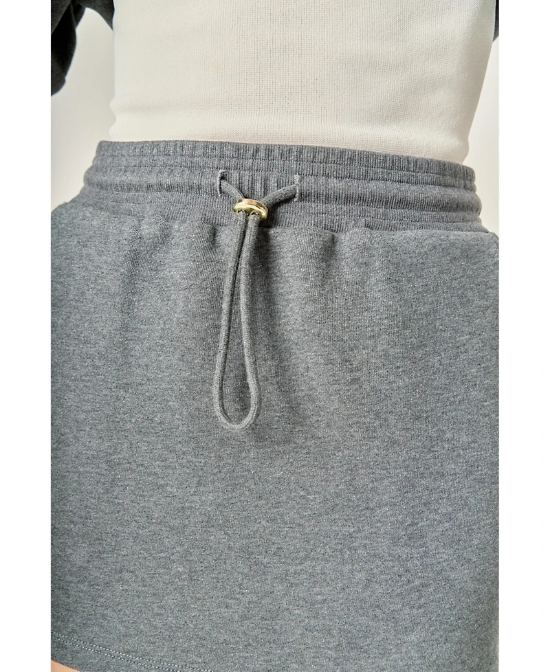 English Factory Women's French Terry Mini Skirt