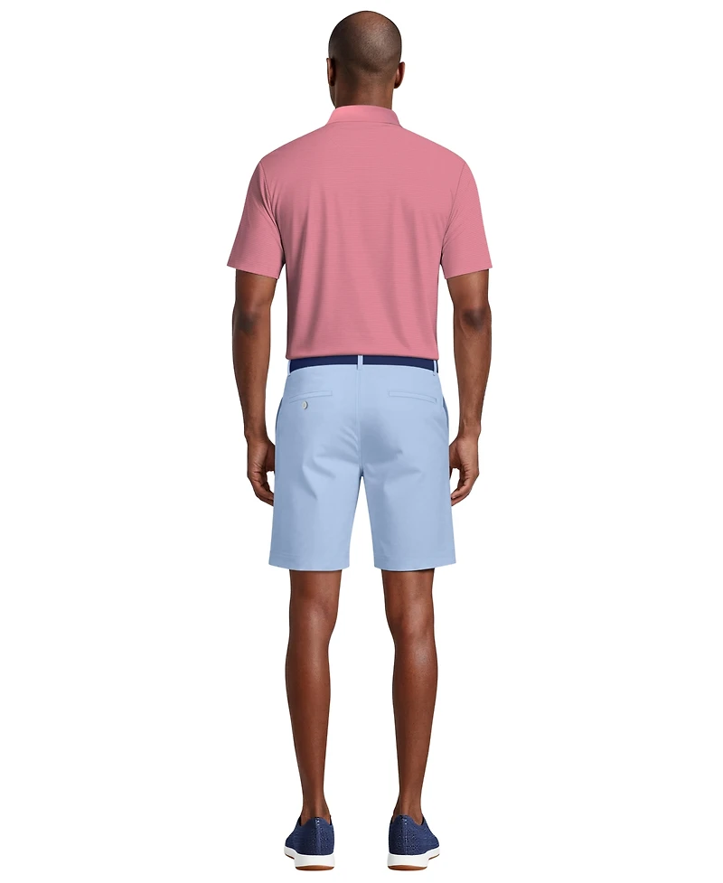 Pga Tour Men's Moisture Wicking Active Waistband 9" Golf Shorts