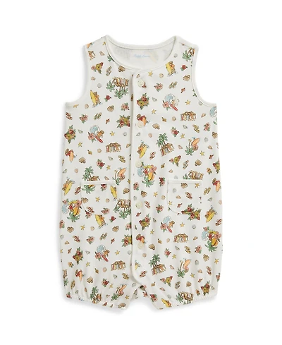 Polo Ralph Lauren Baby Boys' Bear Crewneck Bubble Shortall