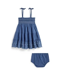 Polo Ralph Lauren Baby Girls' Sleeveless Dress & Bloomer