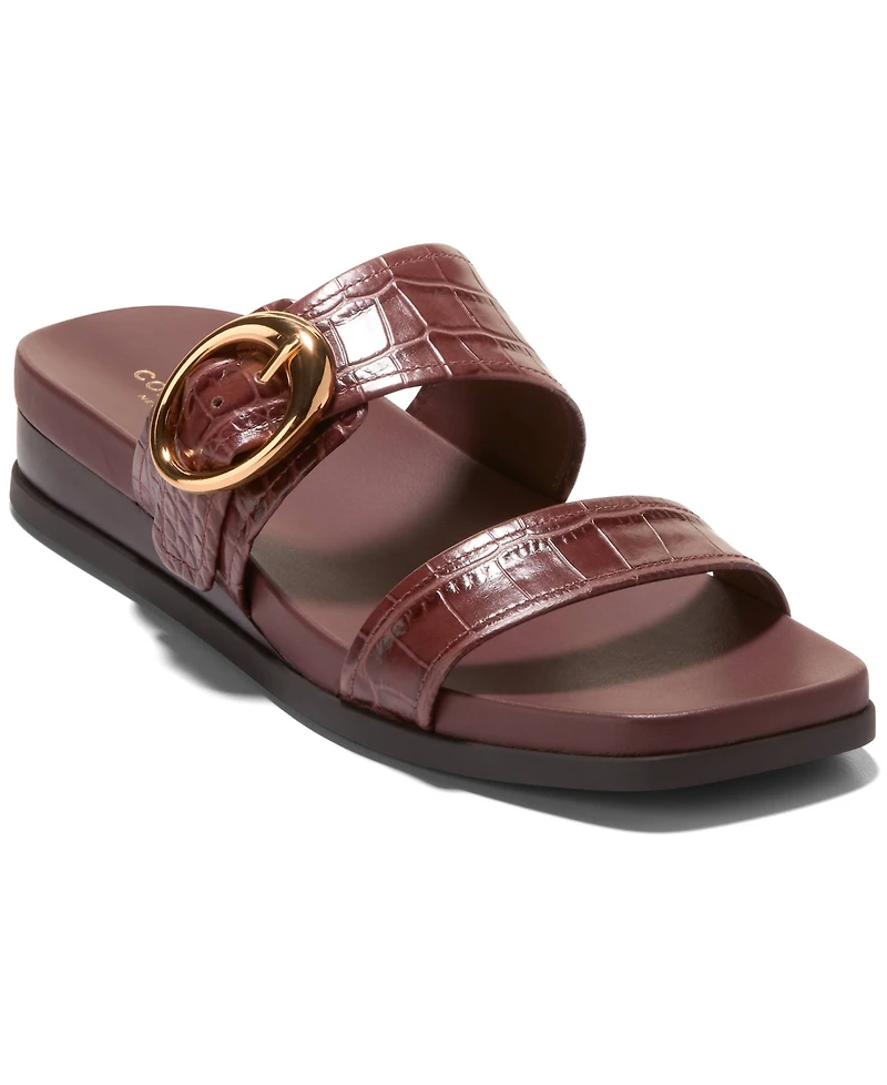 Cole Haan Women's Oaklynn Double Band Slip-On Footbed Sandals