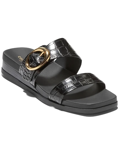 Cole Haan Women's Oaklynn Double Band Slip-On Footbed Sandals