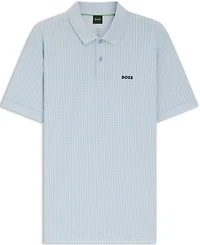 Boss by Hugo Men's Cotton-Pique All-Over Print Polo Shirt