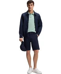 Boss by Hugo Men's Slim-Fit Stretch-Cotton Logo Patch Polo Shirt