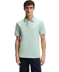 Boss by Hugo Men's Slim-Fit Stretch-Cotton Logo Patch Polo Shirt