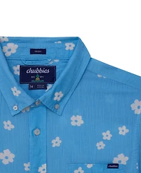 Chubbies Men's Sun-Dried Blossom Resort Weave Short-Sleeve Friday Shirt