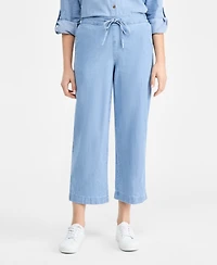 Jones New York Women's Wide Leg Scallop Hem Pants