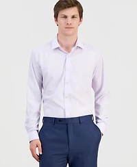 Dylan Park Men's Slim-Fit Performance Four-Way Stretch Dress Shirt