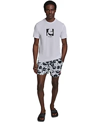 Karl Lagerfeld Paris Men's Short-Sleeve Icon Rashguard