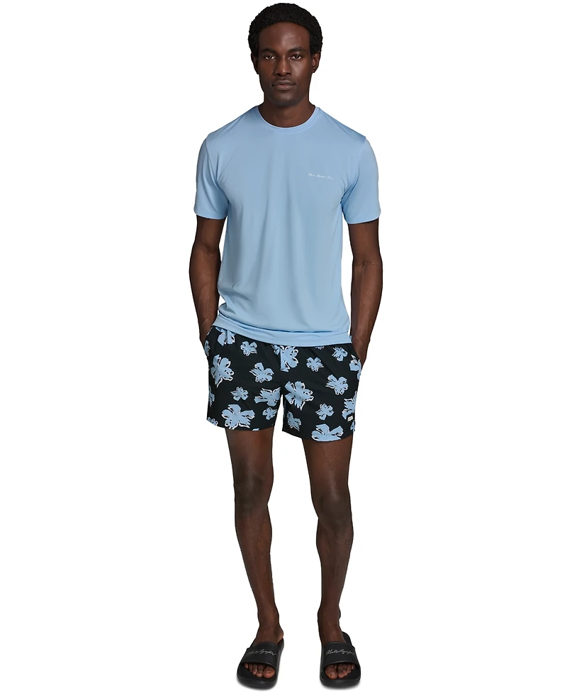 Karl Lagerfeld Paris Men's Short-Sleeve Rashguard