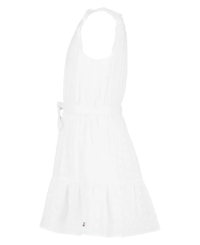 Tommy Hilfiger Girls' 7-16 Lace Asymmetric Tiered Dress