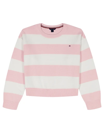 Tommy Hilfiger Girls' 7-16 Striped Sweater
