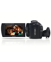 Minolta MN4K25NV 4K Ultra Hd 30MP 3" Touchscreen Camcorder with Night Vision, Black