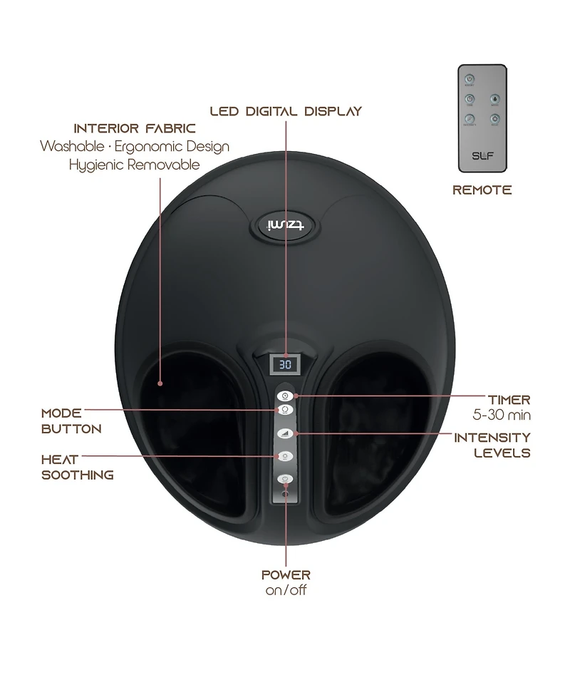 Tzumi Shiatsu Spa Foot Heat Massager