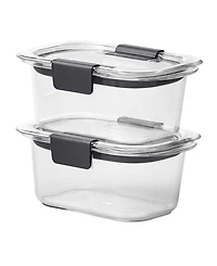 Rubbermaid Brilliance Food Storage Containers, 2-Pack
