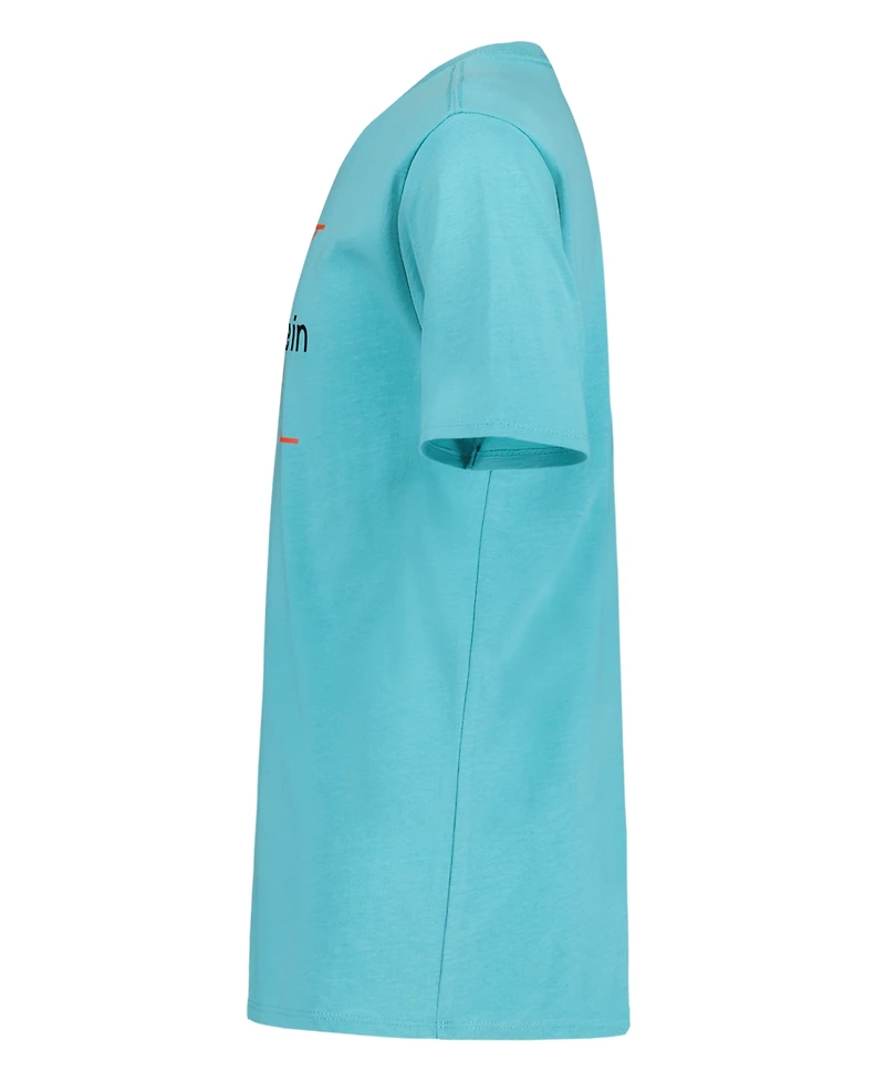 Calvin Klein Boys' 8-20 Monologo Crewneck T-Shirt