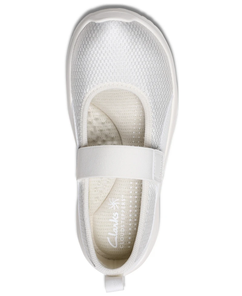 Clarks Women's Cloudsteppers Solevana Jane Round Toe Flats