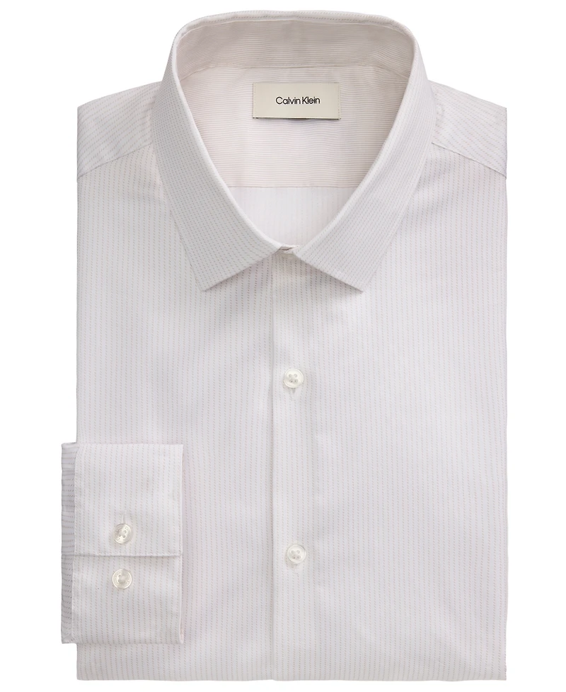 Calvin Klein Men's Kinetic Stretch Spread Collar Dress Shirt