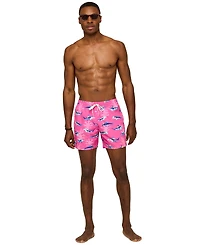 Chubbies Men's The Great Pink Sharks Classic 5.5" Swim Trunks