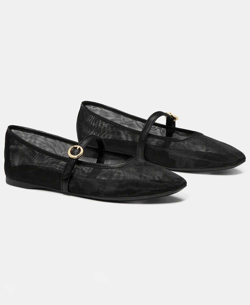 kate spade new york Women's Halo Mary Jane Round Toe Flats