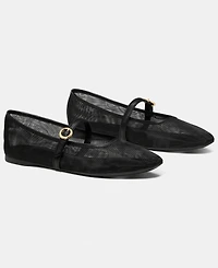 kate spade new york Women's Halo Mary Jane Round Toe Flats