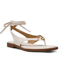 Dv Dolce Vita Women's Markly Lace-Up Embellished Flat Sandals