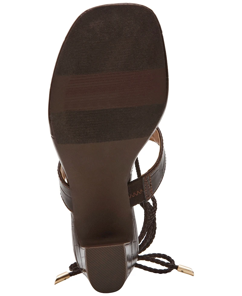 Dv Dolce Vita Women's Stanza Embellished Lace-Up Leg-Wrap Dress Sandals