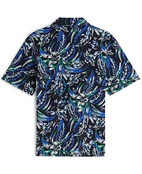Tommy Hilfiger Men's Short Sleeve Floral Print Woven Shirt
