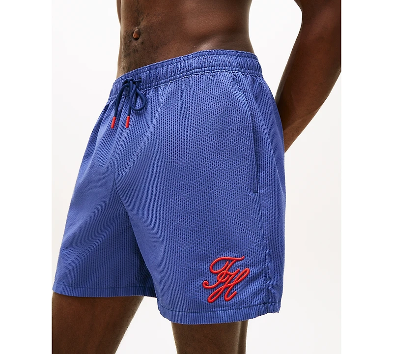 Tommy Hilfiger Medium Drawstring Tonal Ithica 5" Swim Trunks