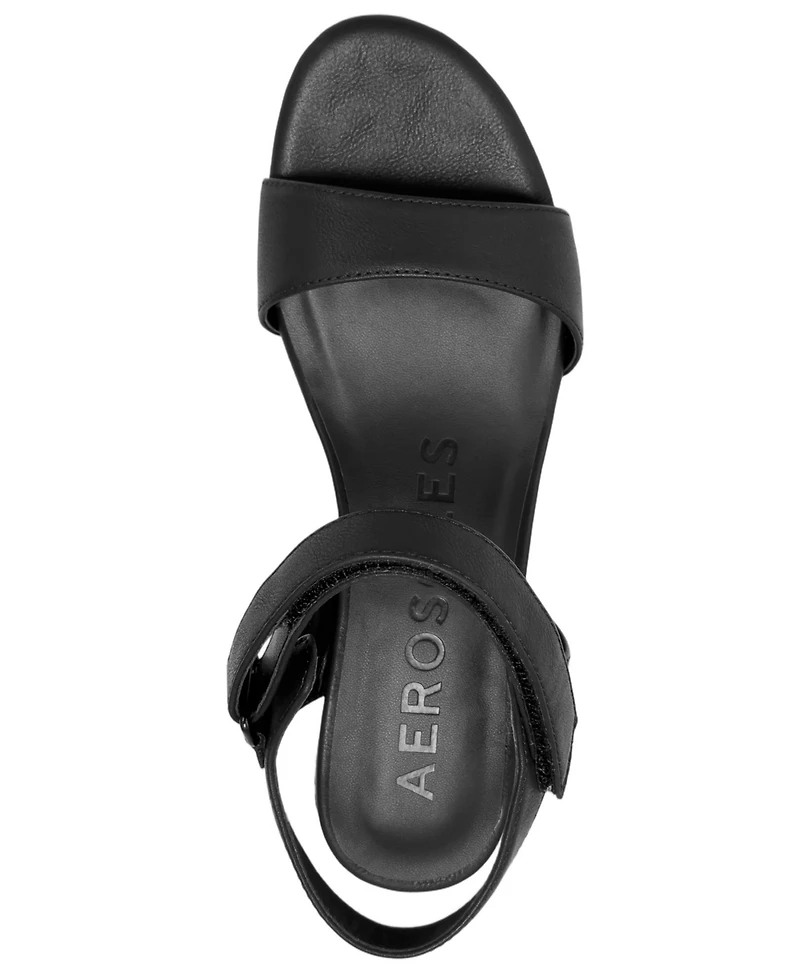 Aerosoles Women's Wel Open Toe Wedge Sandals