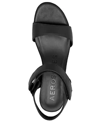 Aerosoles Women's Wel Open Toe Wedge Sandals
