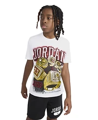 Jordan Boys 8-18 Rings Graphic Print T-Shirt