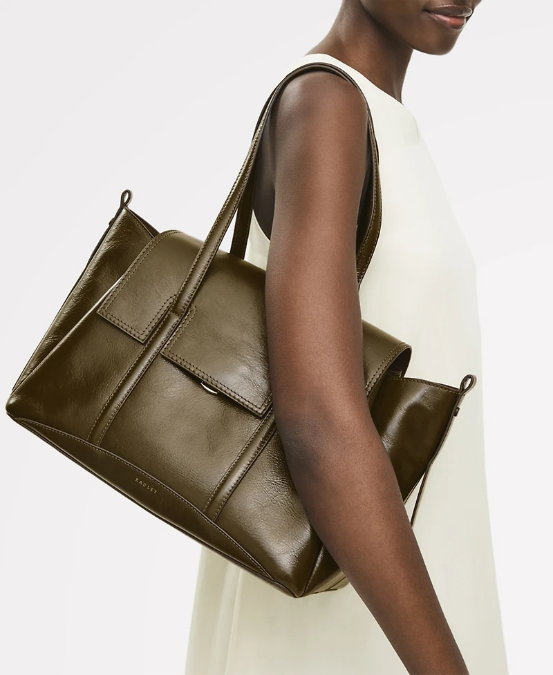 Radley London The Chancery High Shine Large Leather Shoulder Bag