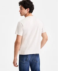 Sun + Stone Men's Splatter-Stripe Short-Sleeve T-Shirt, Macy's Exclusive