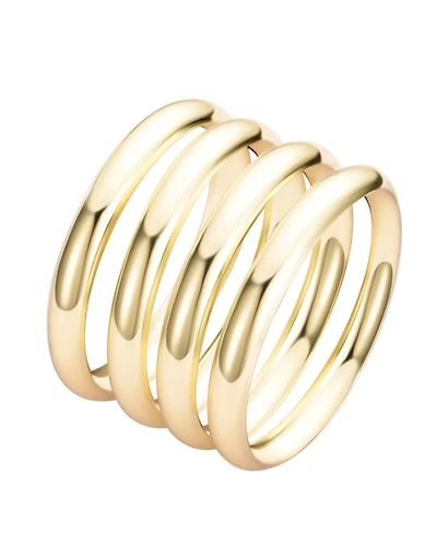 Adornia Gold 4-Bangle Set