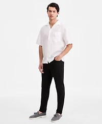 Hugo Boss Men's Cotton Jacquard Short-Sleeve Camp Shirt